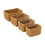 Pack of 4/5 Stackable Woven Storage Baskets for Space Saving-A 1