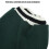 Hunded      gestricktes  Pullover mit V-Ausschnitt  Campus-Stil  Haustier  Pullover  Grün  S 8