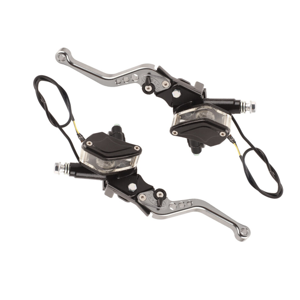 Improved Braking Performance Brake Clutch Lever Set Billet Uni Clutch Brake Levers Hydraulic Master Cylinder Design Cnc Aluminum Alloy Construction 9190834418599