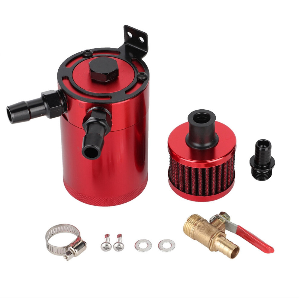 High-Quality Aluminum Oil Catch Can With Baffle System And Breather Filter Uni Kit For Most Vehicles Enhances Engine Cleanliness And Power Output 9190834419244