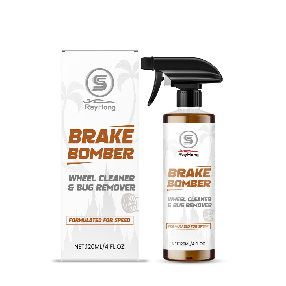(120Ml) Car Wheel Cleaner Car Tire Cleaning Maintenance Detergent Descaling And Refreshing Cleaning Agent 6900054958309