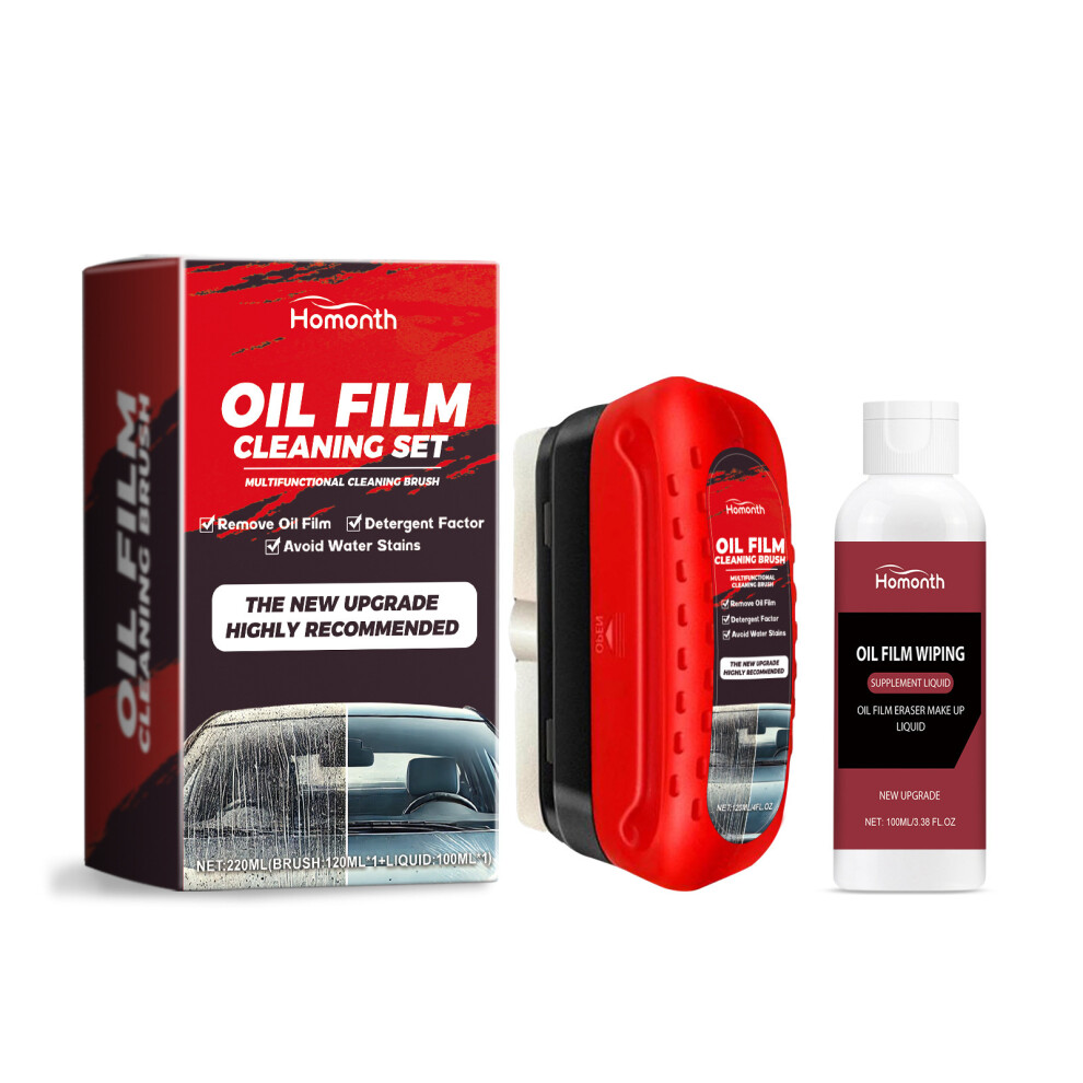 (Suit) Homonth Car Windshield Cleaning Kit Glass Window Cleaning, Decontamination, Waterproof And Rainproof Car Use 6900054959429