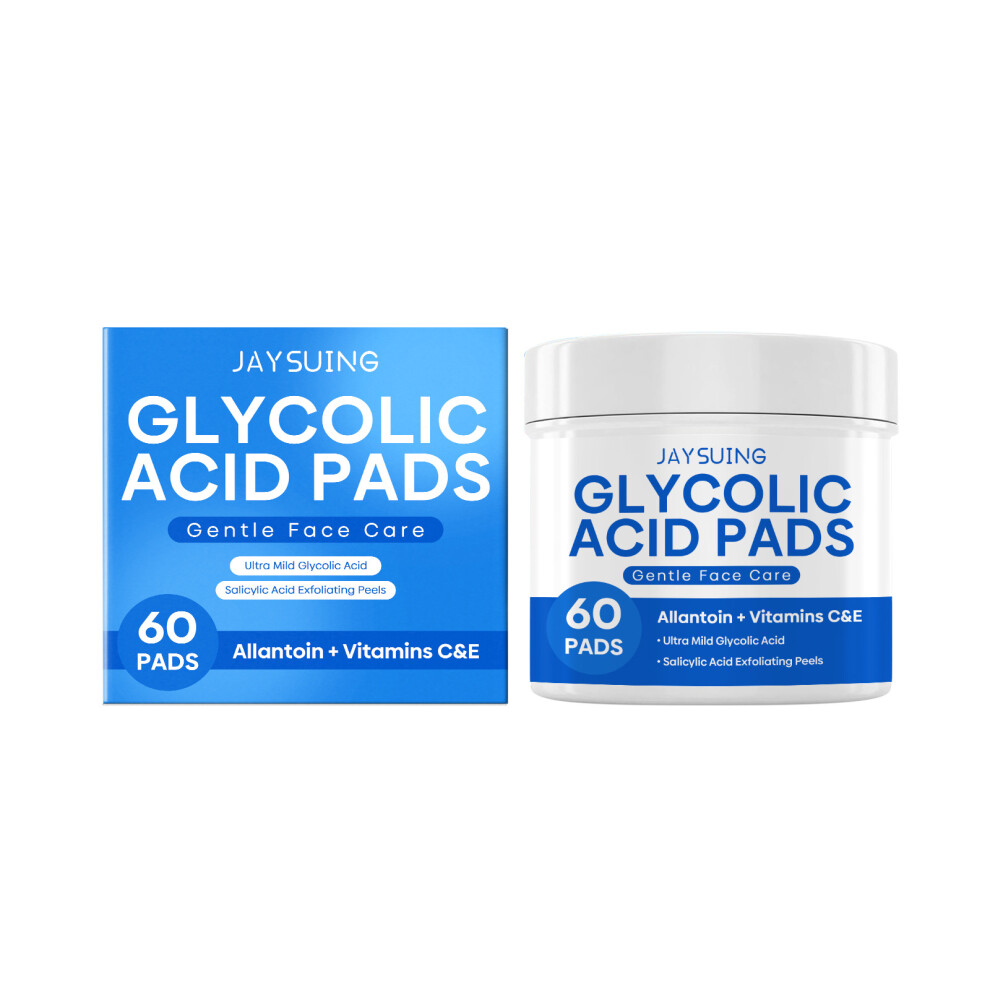 (60 PADS) JAYSUING Exfoliating Cotton Flakes Gently Cleansing Exfoliating Facial Care Cotton Flakes