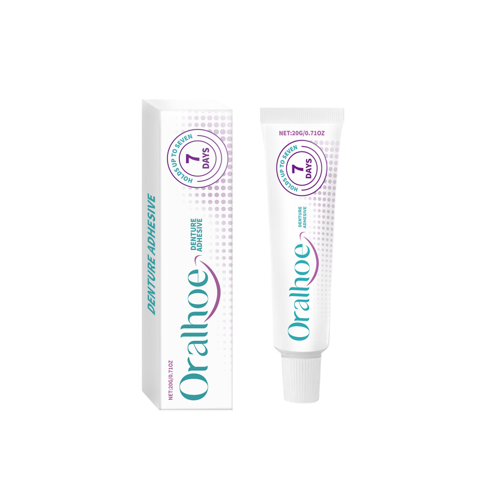 (20g) Denture fixing adhesive Gentle and comfortable fixing denture natural fit to enhance the beauty of smile