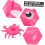 Inflatable drink holder, float holder, drink pool, inflatable drink rack, inflatable cup holder, PVC pink 2