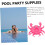 Inflatable drink holder, float holder, drink pool, inflatable drink rack, inflatable cup holder, PVC pink 4