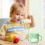 Kids Toothbrush Cup, Dinosaur Toothbrush Cup, Double Handle, Green 1Pack 3