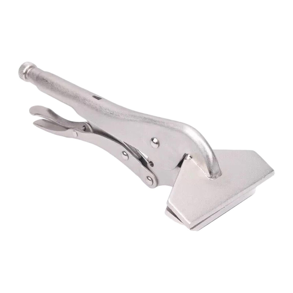 Heavy Duty Locking Pliers Flat Nose Welding Clamps Adjustable Pressure Ergonomic Handle Steel 9099447553133
