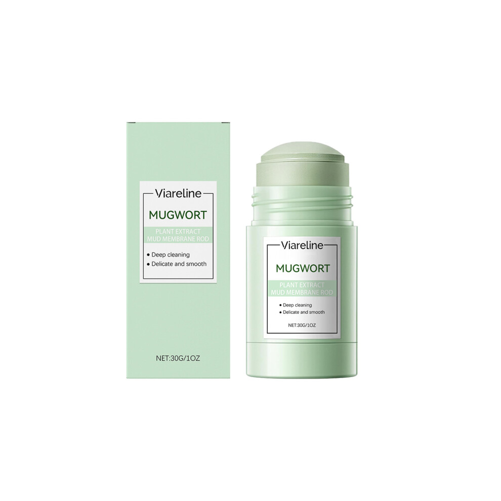 (30G) VIARELINE Cleansing Mud Mask Stick Cleansing, Moisturizing and Hydrating Skin Mud Mask