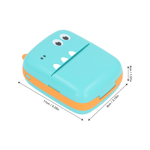 Dinosaur Shaped Pocket Bluetooth Thermal Printer 11x8x4 cm 1