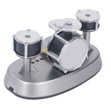 Finger-Drum-Set mit stabilem Sockel, 16x11x10cm, elektronisches Tischmusik-Instrument für Kinder