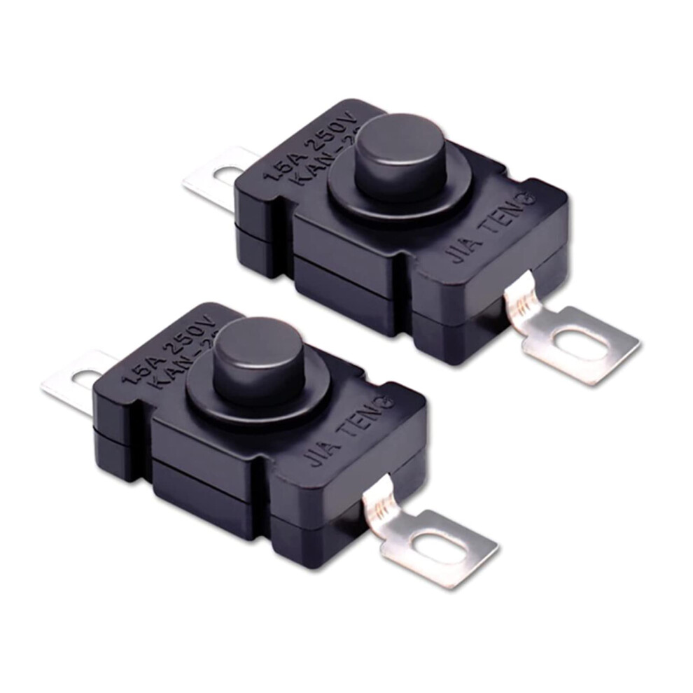 10 Pieces Selflocking Micro Push Button Switch Replacement For 30V 1A Slide On/Off For Electric Flashlight Torch 9412369865236