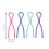Small Bobbin Thread Clips 20pcs Plastic Fits Most Spools Random Colors 8