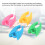 20 Pack Bobbin Holders 4 Color Silicone Clamp for Sewing Embroidery Thread 12