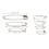 460Pcs Safety Pins 7 Sizes Iron Reusable Multi-purpose Sewing Handwork Assorted 5