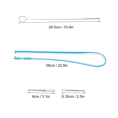 6Pcs Stainless Steel Sewing Loop Kit Durable Tools for DIY Sewing Projects 2