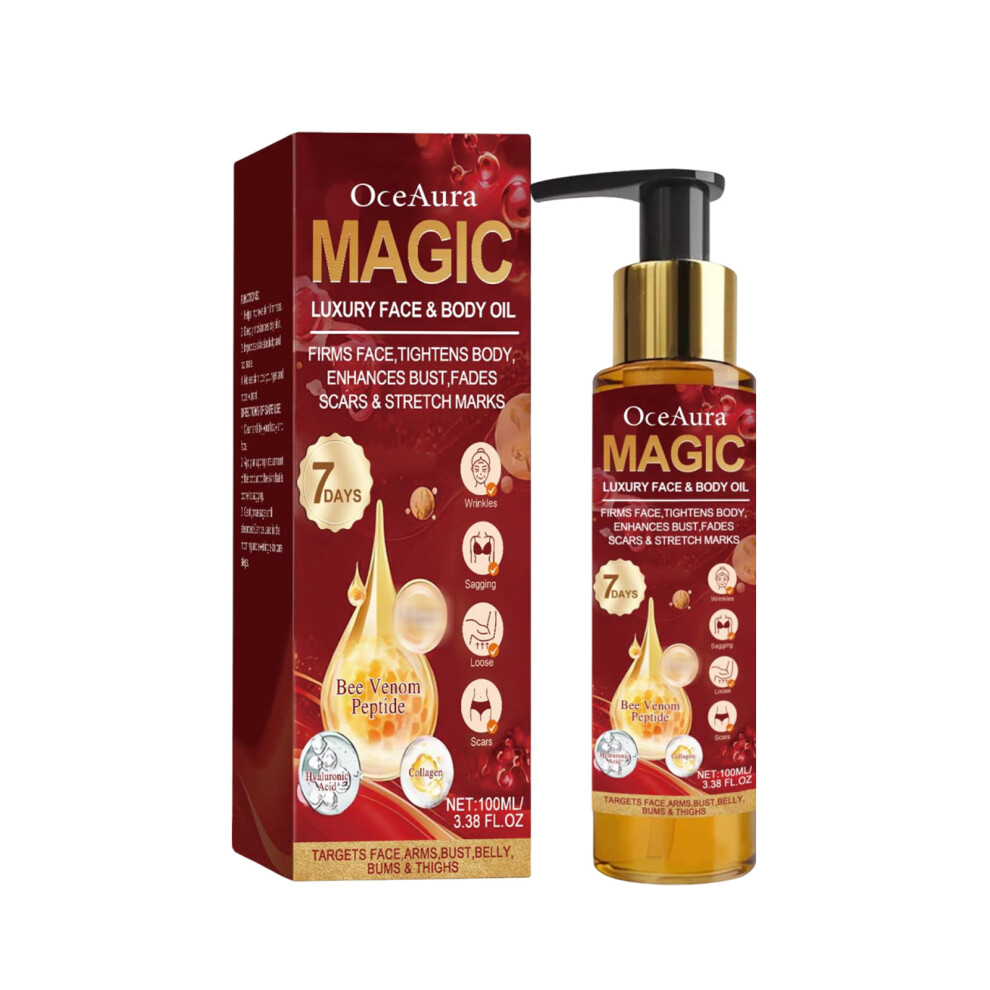 (100ml) OceAura Skin Moisturizing Oil Body Skin Moisturizing Massage Care Oil