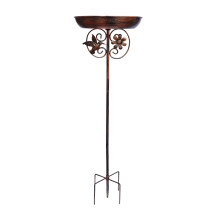 Multifunctional Garden Bird Bathing Feeder Stake Metal