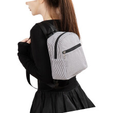 Practical Bubble Gauche Backpack Comfortable Shoulder-Black