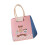 Conteneur à déjeuner isolé, pochette de repas-animaux roses 1