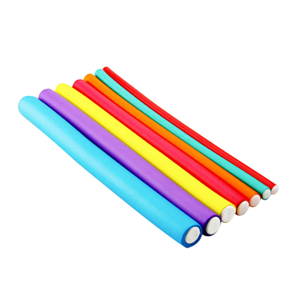 Heatless Spiral Curlers 20Pcs Set For Hair Curling Wand Cold Hair Curler Sticks Random Colors