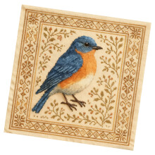 Nature Inspire Crosses Stitching Craft Set Beginner Level-D