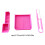 Pack of 3 Efficient Beads Calibrator Set Including-rose pink 4