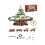 Hanging Christmas Train Set – Under-Tree Toy Train with Fog,-1 1