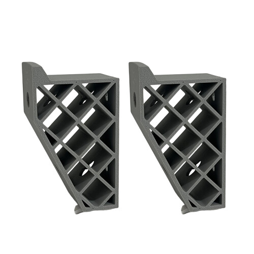 Space Efficient Ski Rack Holder For Indoor Storage-S Gray
