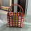 Customizable Color Plastic Woven Storage Basket For-2 2 2 2 2 1