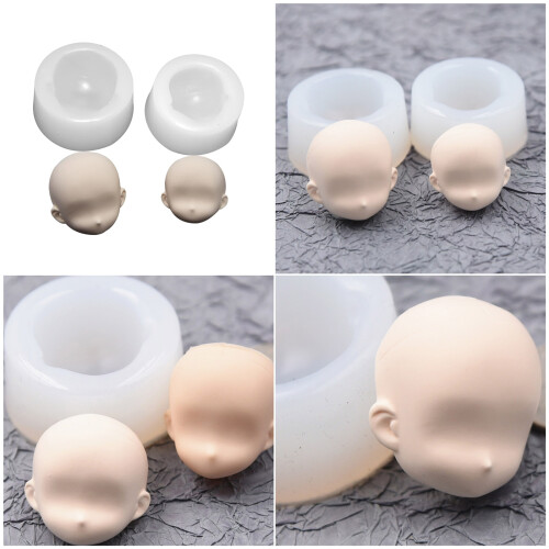 Multipurpose Silicone Face Mould For Polymers Clay Sculpting And 1