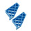Vertical Snowboard Storage Rack Polylactic Acid-S Blue 1