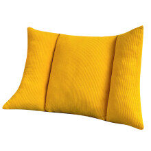 Oreiller de soutien lombaire Portable, bureau, maison,-jaune vif