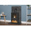 Acantha Tile & Hearth Set in Slate Venetian Plaster Effect with OKO S2 1