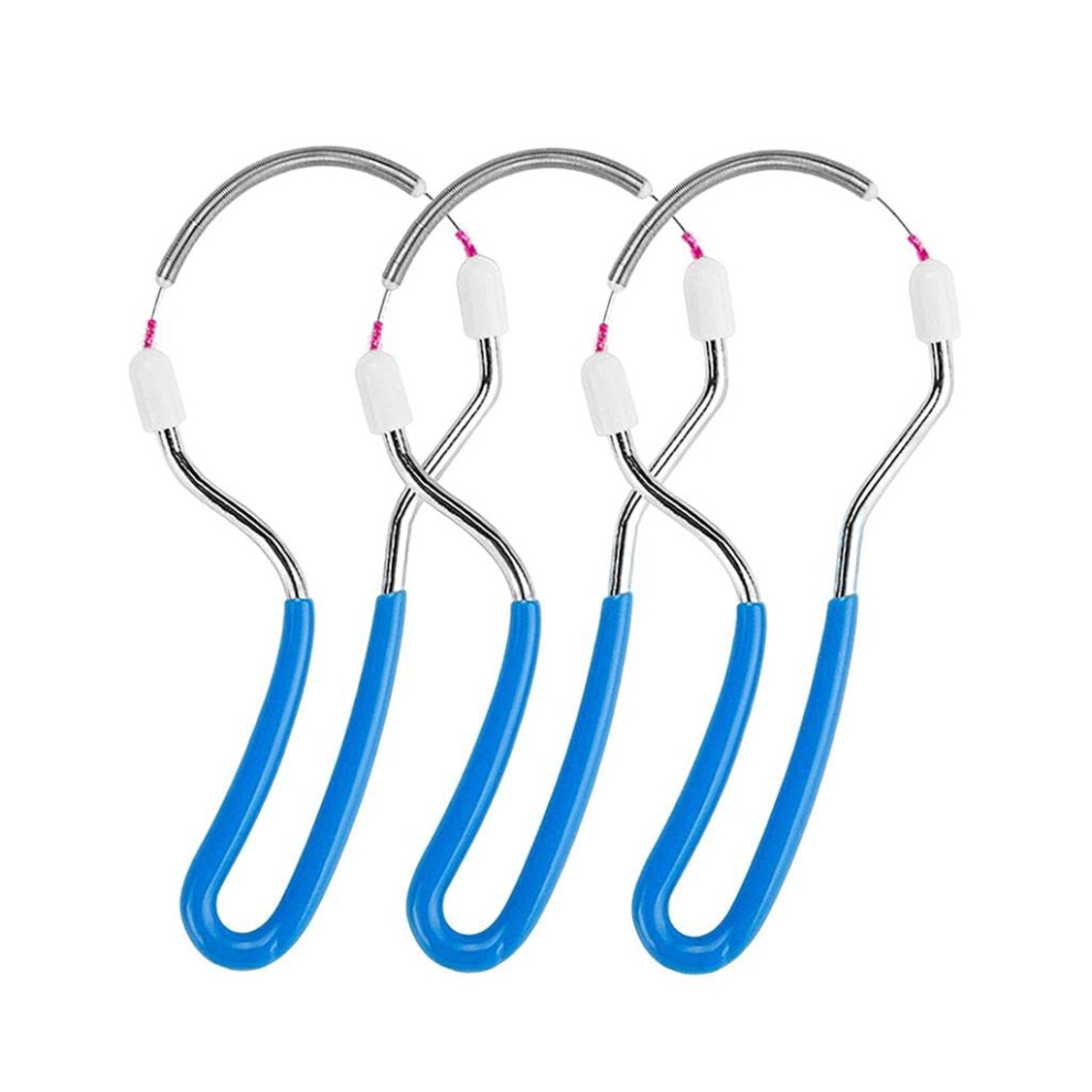 Facial Hair Remover, Pack of 3 Painless Facial Epilator Tool for Women Removes Face