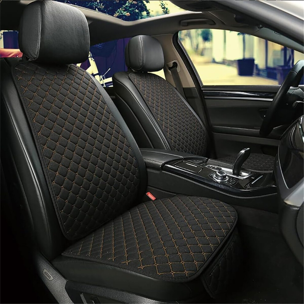 Car Seat Cover For Citroen Ds3 Ds4 Ds5, Breathable Antislip Automotive Seat Protector With Backrest, And Black/Gold 9426802402070