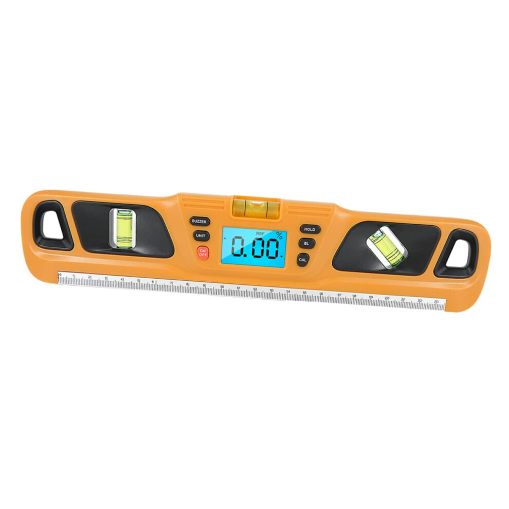 Backlight Level Ruler Mini Balancing Precision Horizontal Measuring Instrument For Picture Frames Paintings Yellow 9189345930645