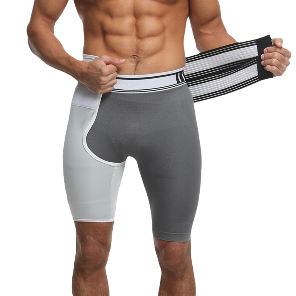 Hip Flexor Compression Brace, Adjustable Support Wrap for Groin  Hip Support