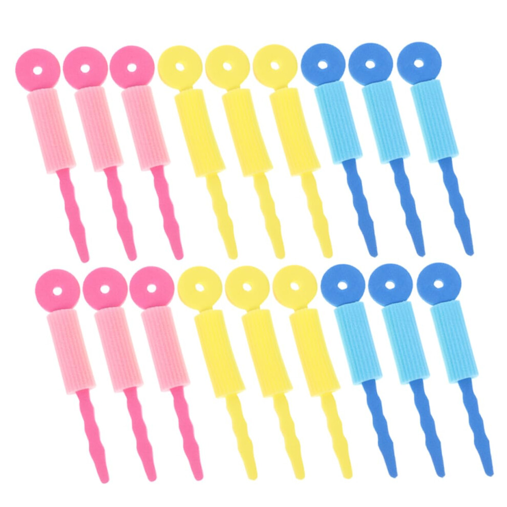 Soft Sponge Hair Curlers 30Count NoHeat DIY Curlers For Natural Hair Curl Intensity Styling