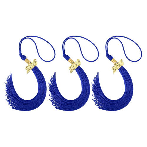 2026 Year Emblems Graduation Tassels For Cap-Royal Blue