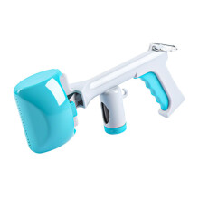 1pc Portable Poop Scoop with Long Handle Waste Grabber for Pets, Handy Pet Waste Picker for Dogs and Cats, Blue Pet Waste Picker