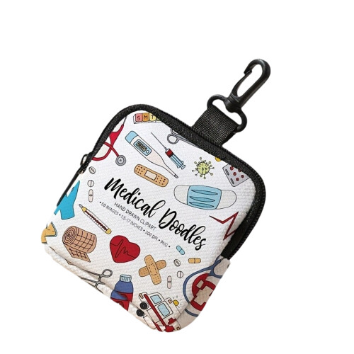 Multipurpose Polyester Storage Pouch For-medical pattern