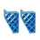 Ski Board Wall Rack Polylactic Acid Construction For-S Blue 1