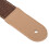 Baumwoll- und Leinen-Adjustable Ukulelengurt mit Leder-Endknopf, Kaffee 5