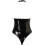 Leather Look Black XL OnePiece Jumpsuit Wetlook Playsuit 4