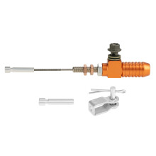 Hydraulisches Kupplungssystem aus Aluminiumlegierung, Hauptbremszylinderstange, leicht zu reinigende Oberfläche, langlebig und zuverlässig,