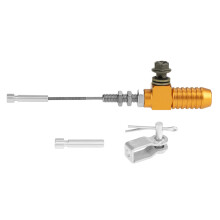 Hydraulisches Kupplungssystem aus Aluminiumlegierung, Hauptbremszylinderstange, leicht zu reinigende Oberfläche, langlebig und zuverlässig,
