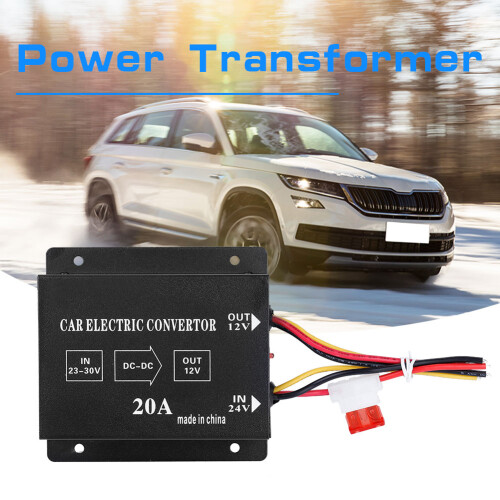 Μετατροπέας τροφοδοσίας DC24V σε 12V με μειωτήρα τάσης με προστασία υπερθέρμανσης, 1