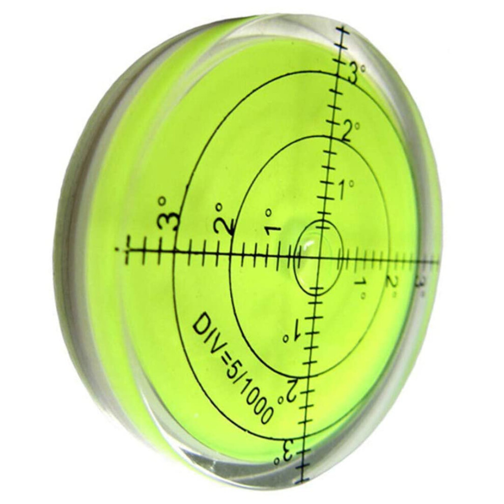 Bubble Level Spirit Level 60Mm Diameter Round Acrylic Housing Inclinometer Fence Post Level For Surveying Instruments 9189345930959