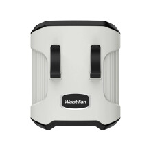 Ventilateur rechargeable, léger et compact, en ABS, avec vitesses réglables. Idéal pour le bureau, la maison, l'extérieur et pour un